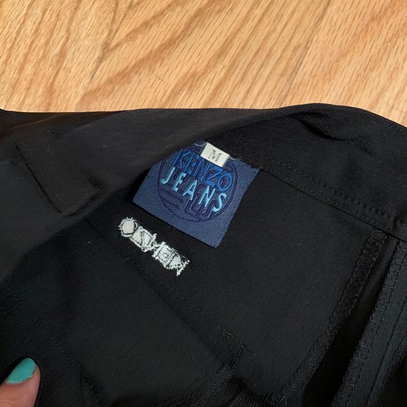 KENZO Women’s Golf Pants Embroidered M - Picture 3 of 5